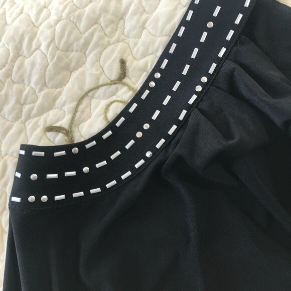 Ellen Tracy NWT M Black Stretch Bodycon Dress​​​​ - Picture 8 of 13